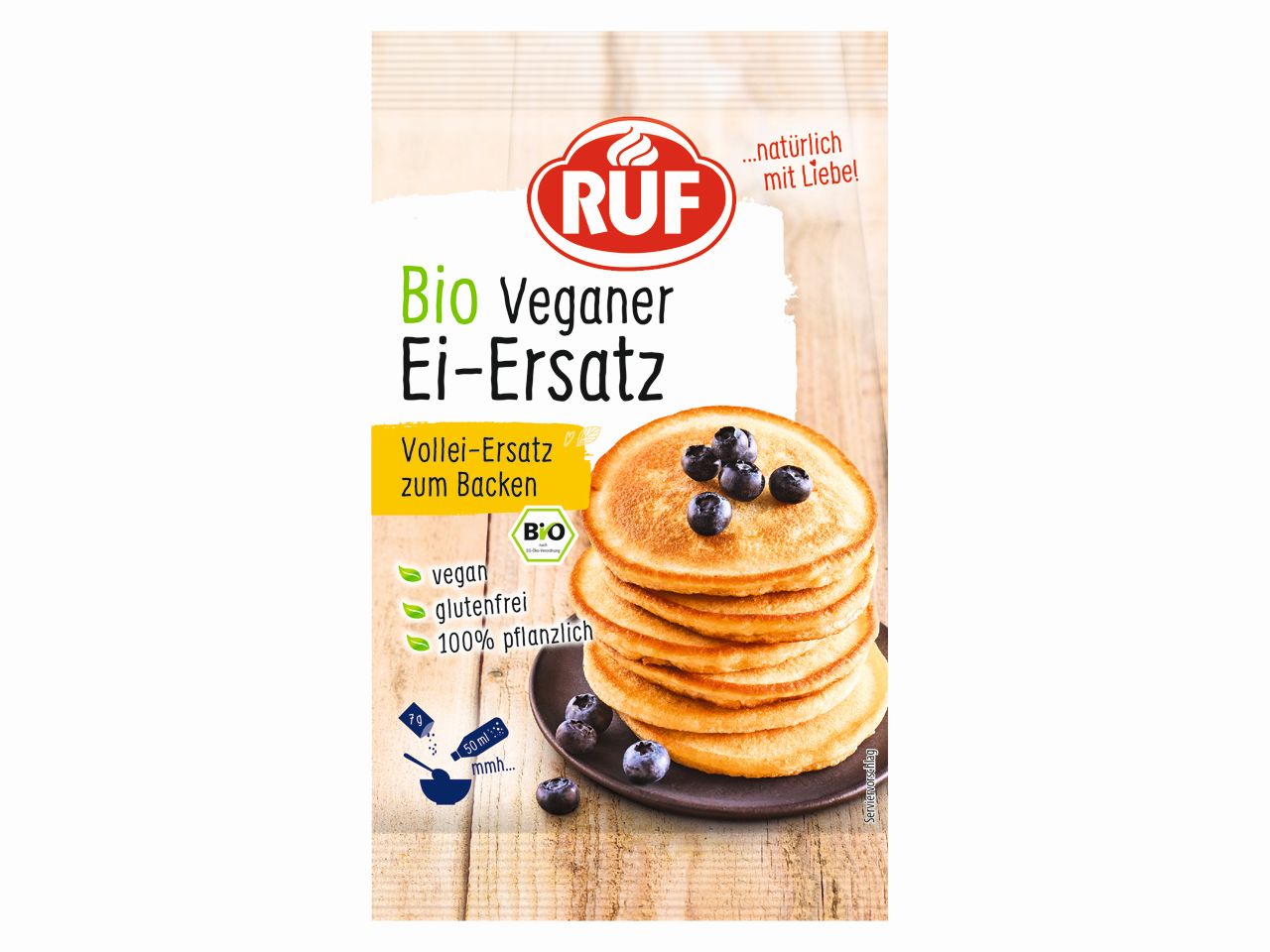 RUF, Bio veganski nadomestek za jajca, 28g
